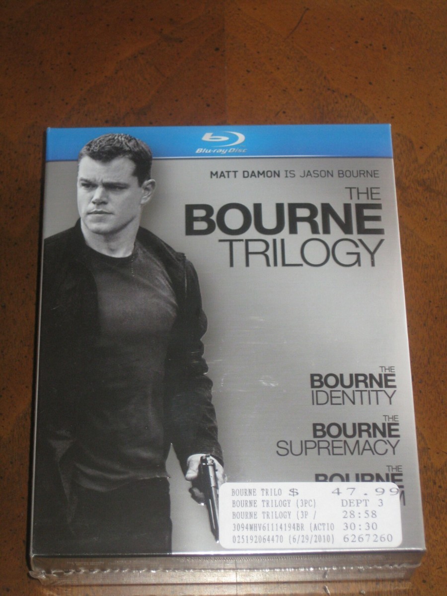 ボーン トリロジー The Bourne Trilogy  Blu-ray Matt Damon The Bourne Trilogy (Blu-ray Disc, 2010, 3-Disc Set) for sale
