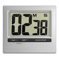 38.2013.54 La Crosse Technology TFA Digital Countdown Timer & Stopwatch - Silver