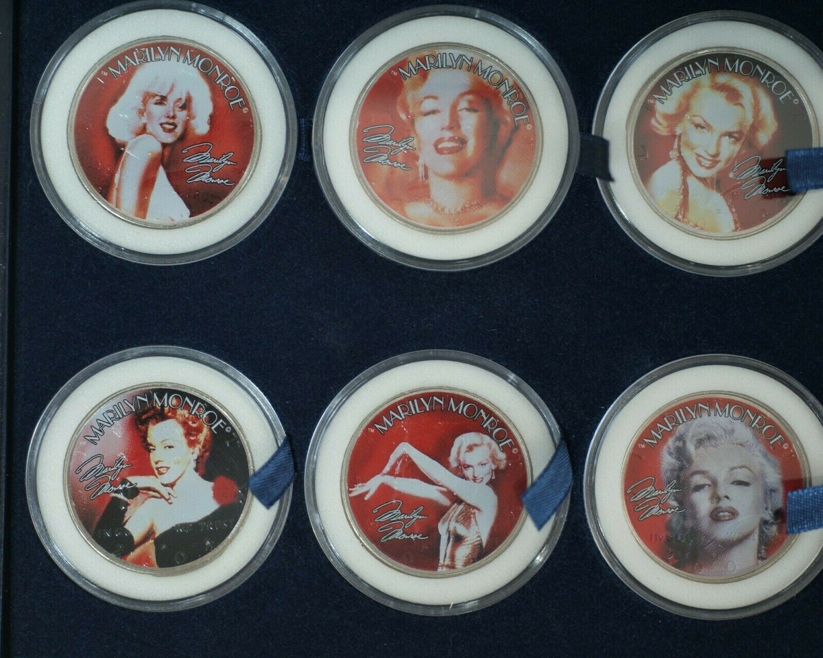 Morgan Mint Legends of Hollywood Marilyn Monroe colorized half
