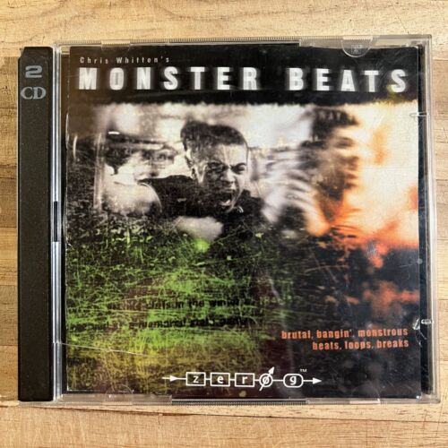 Monster Beats Chris Whiten Zero-G 2 Disc CD Sample Loop Electronic Beats MP3 WAV - Afbeelding 1 van 7