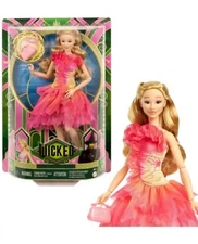 🏆 COLLECTIBLE Mattel Wicked Movie Glinda Fashion Doll + Parts - URL MISPRINT