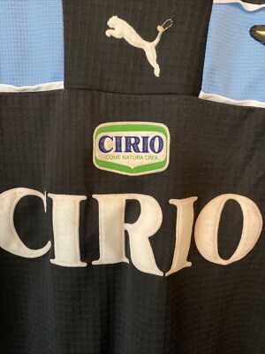 Vintage SS Lazio Soccer Black Jersey 1998-99 Puma XXL CIRIO Vintage SS Lazio Soccer Black Jersey 1998-99 Puma XXL CIRIO