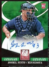 Josmil Pinto Card 2014 Elite Turn of the Century Autographs #79
