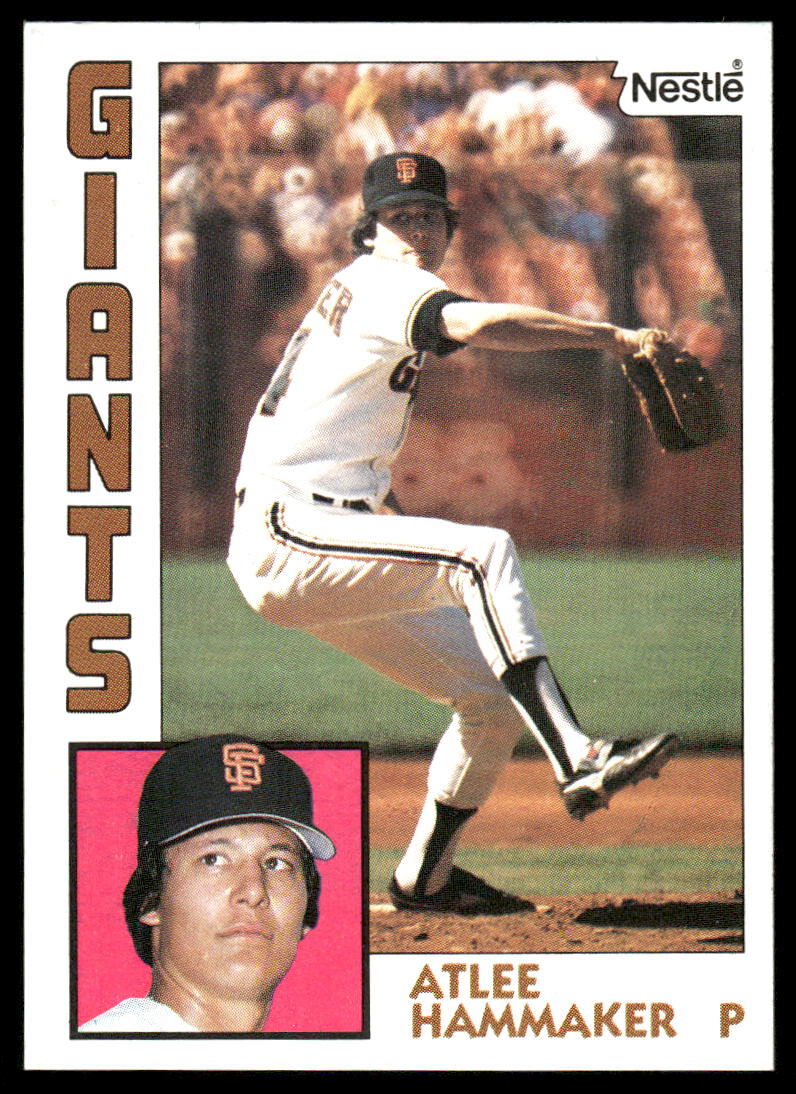 1984 Topps Nestle #85 Atlee Hammaker - EXMT