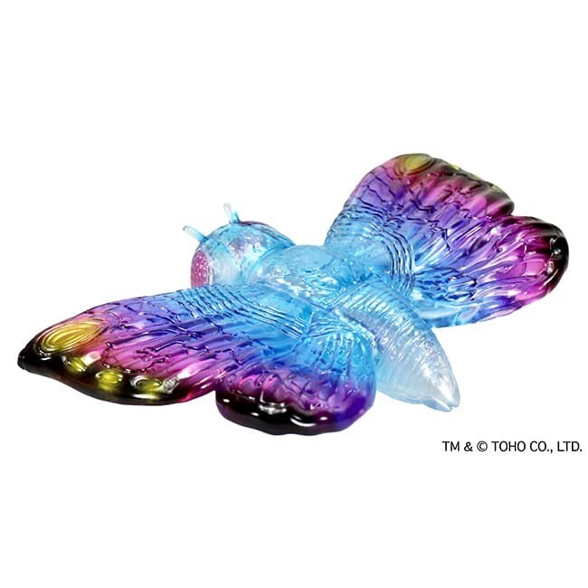 CCP Middle Size Series EX Mothra (1992) Clear Blue Pink Ver. Width