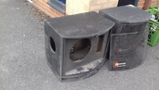 Pair Unloaded/Empty Retro/Vintage Mckenzie Disco/DJ/PA/Vocal/Band Speakers cabs