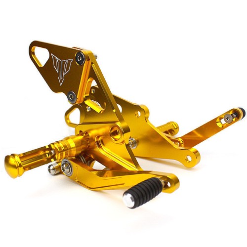 WOLFLINE CNC Adjustable Rearsets Rear Set Foot Peg For Yamaha MT FZ 07 2013-2020 - Picture 14 of 21