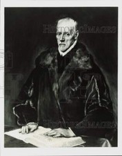 Foto de prensa 1977 "Giacomo Bosio" pintura al óleo de El Greco en el museo Ft. Worth