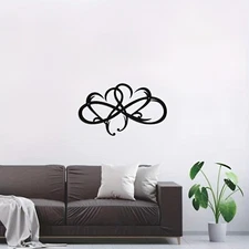 Circular Metal Wall Art Decor Metal Wall Hanging for Home Living Room Large Size