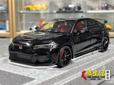 MH 1:18 Black For Civic Type R FL5 Turbo Vtec Engine Diecast Metal Toy Model