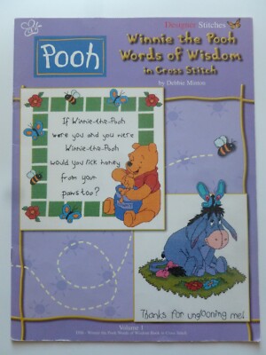 WINNIE THE POOH - WORTE DER WEISHEIT im Kreuzstich - Kreuzstichmuster