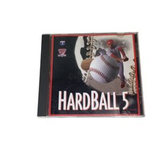 PC 1995 HardBall 5 CD ROM Game Baseball Sports Simulator