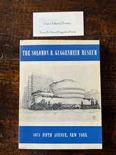 Vintage 1960's Book Solomon R Guggenheim Museum Braun & Cie Art Miro Kandinsky 