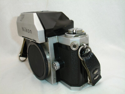 Nikon F Camera, Chrome Photomic FTN finder 35mm Film analog SLR