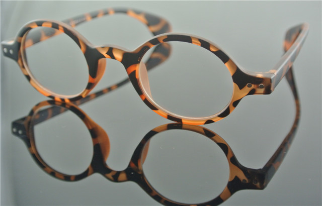 Vintage Small Round Eyeglass Frames Glasses Full Rim Spectacles Eyewear ...