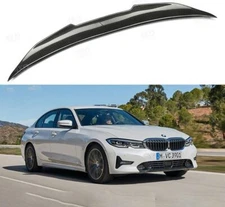 For 2019-2024 BMW 3-Series G20 330i M340i PSM Style Carbon Fiber Trunk Spoiler