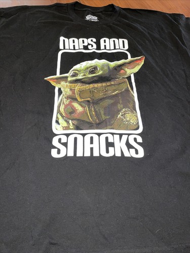 Star Wars Yoda Men Black Short Sleeves Tee, size 3XL - Picture 2 of 6