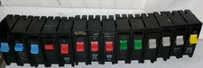 LOT OF 14 BRYANT / WESTINGHOUSE TYPE BR SINGLE POLE CIRCUIT BREAKERS 15A-70A