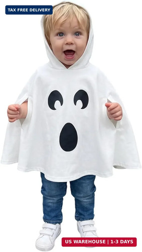 Toddler Ghost Costume with Feet