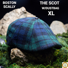 Boston Scally THE SCOT Plaid 8-Panel Cap - XL - With Dustbag (SOLD OUT)