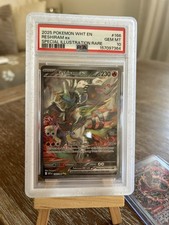 PSA 10 Reshiram EX 166/086 White Flare Pokemon TCG Card SIR Gem Mint
