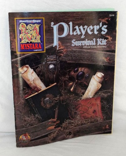 Mystara Player's Survival Kit, AD&D, Dungeons Dragons Vintage RPG, TSR 2510