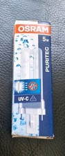 5W OSRAM UVC G23 CFL PL Fish Pond UV UltraViolet Germicidal Light Bulb Clarifier