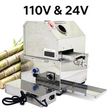 Electric Sugar Cane Press Juicer 110V Charger & 24V Battery Outfoor Using300Kg/h