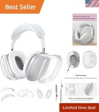 5 in 1 for AirPod Max Case, HYZYey Clear TPU Protective Ear Pad Covers/Ear Cu...