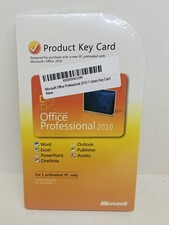 Microsoft Office Professional 2010 Product Key Card, Full Brand New 1 User