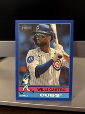 2025 Topps Heritage High Number - Willi Castro #502 blue border