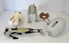 T-368 VINTAGE 80'S KENNER STAR WARS LOT - WAMPA TAUNTAUN SPEEDER BIKE ETC