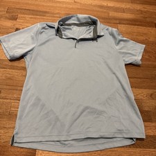 Under Armour Men's Size XL Heatgear Loose Fit Short-Sleeve Golf Polo Blue
