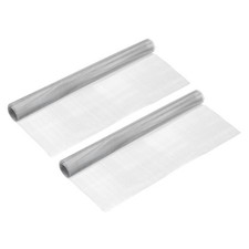 2Pcs Aluminum Wire Mesh, 15.7" x 2ft Craft Wire Mesh, Silver