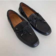 VIONIC Luca Men s Black Leather Loafers Sz 8 Business Casual Preppy Arch Support
