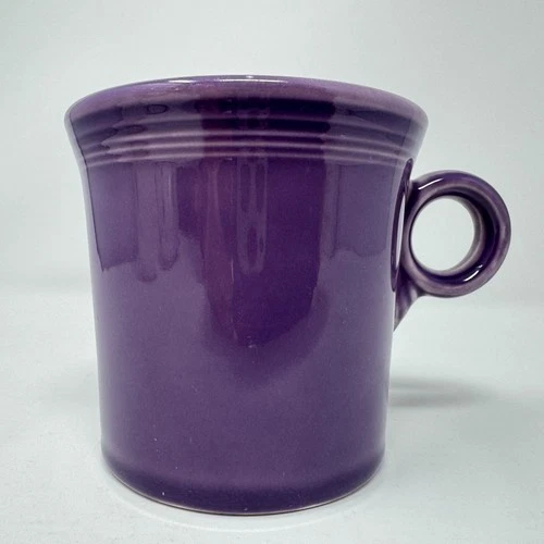 Fiesta Ware Lilac Purple Ring Handled Coffee Mug Cup Signed
