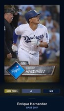 [DIGITAL CARD] TOPPS BUNT 2017 ENRIQUE KIKE HERNANDEZ - BASE TIER 5, LA DODGERS