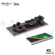 NZG 1/18 Alfa Romeo F1 formula alloy car model Zhou Guanyu 24 #Las Vegas
