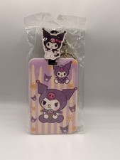 Sanrio Kuromi Purple Striped ID Holder Key Ring