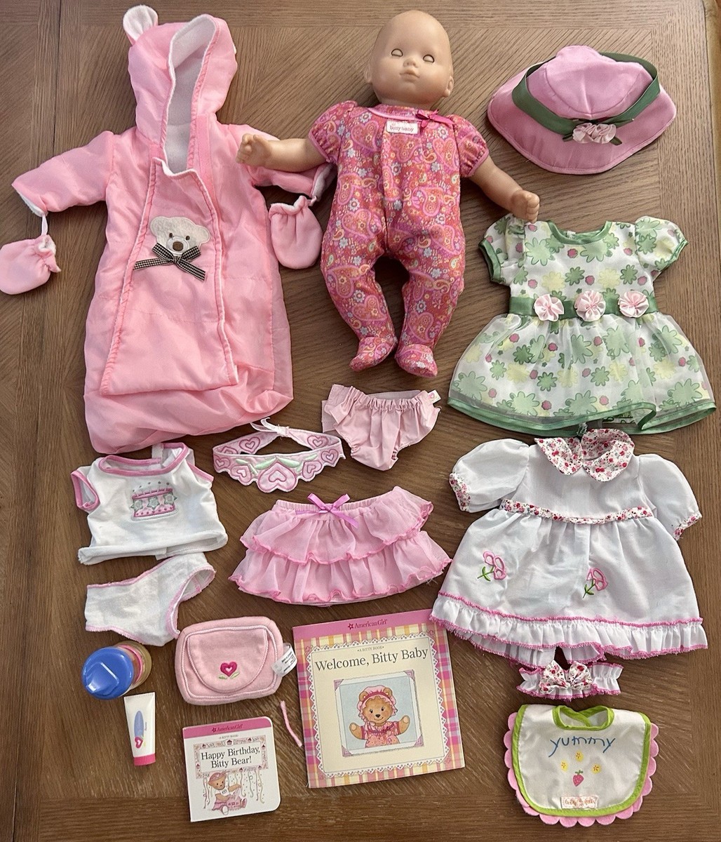 American girl doll bitty baby Doll, clothes and accessories