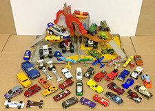 Vintage - Modern 50pc Matchbox Hotwheels Mixed Lot Playset Cars Trucks Planes