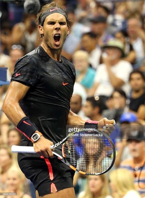 Short tennis Nike Rafael Nadal, Us Open 2015 (Night Session), taille L-RARE !!!
