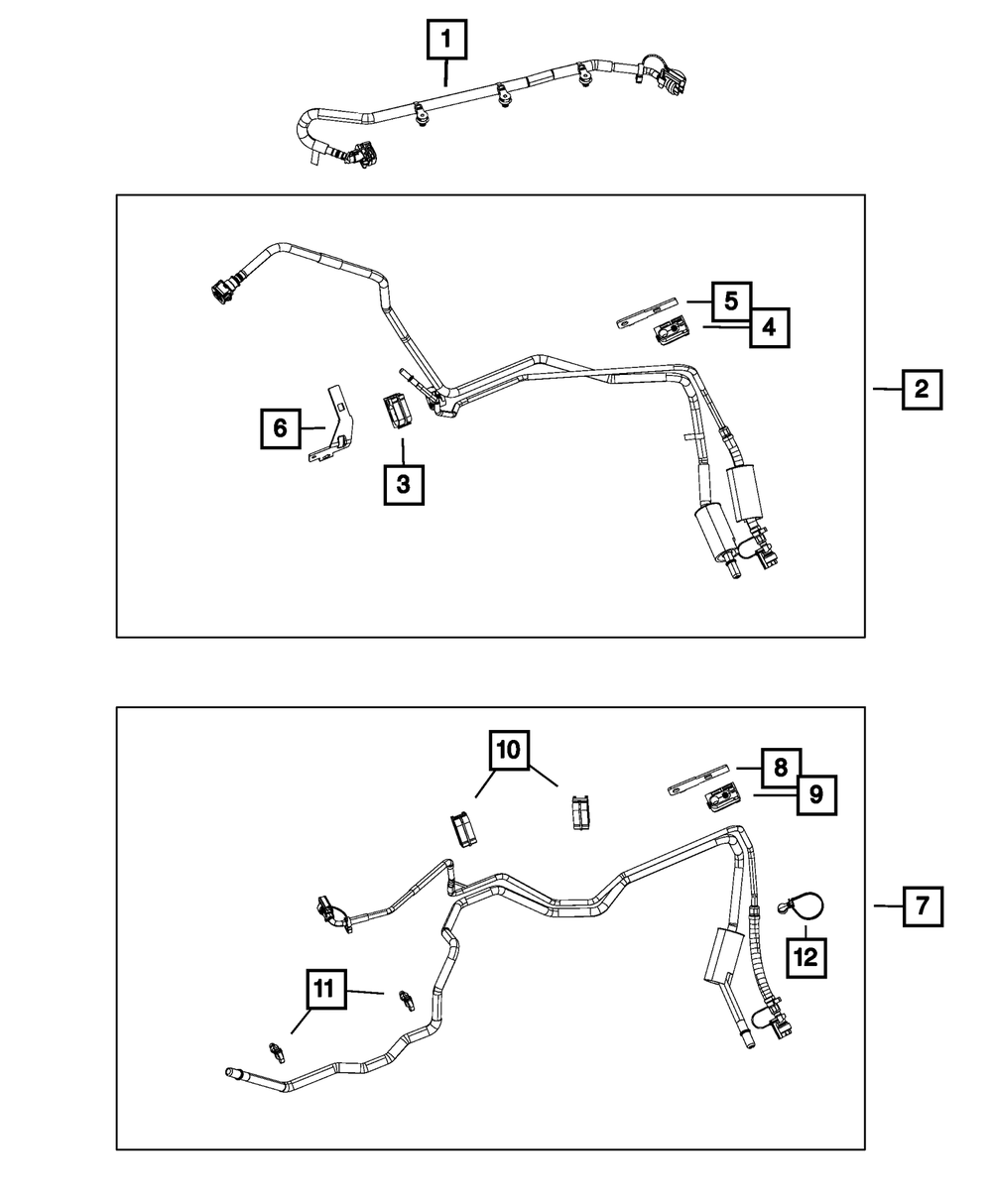 Genuine Mopar Fuel Line Bundle 68267360AC