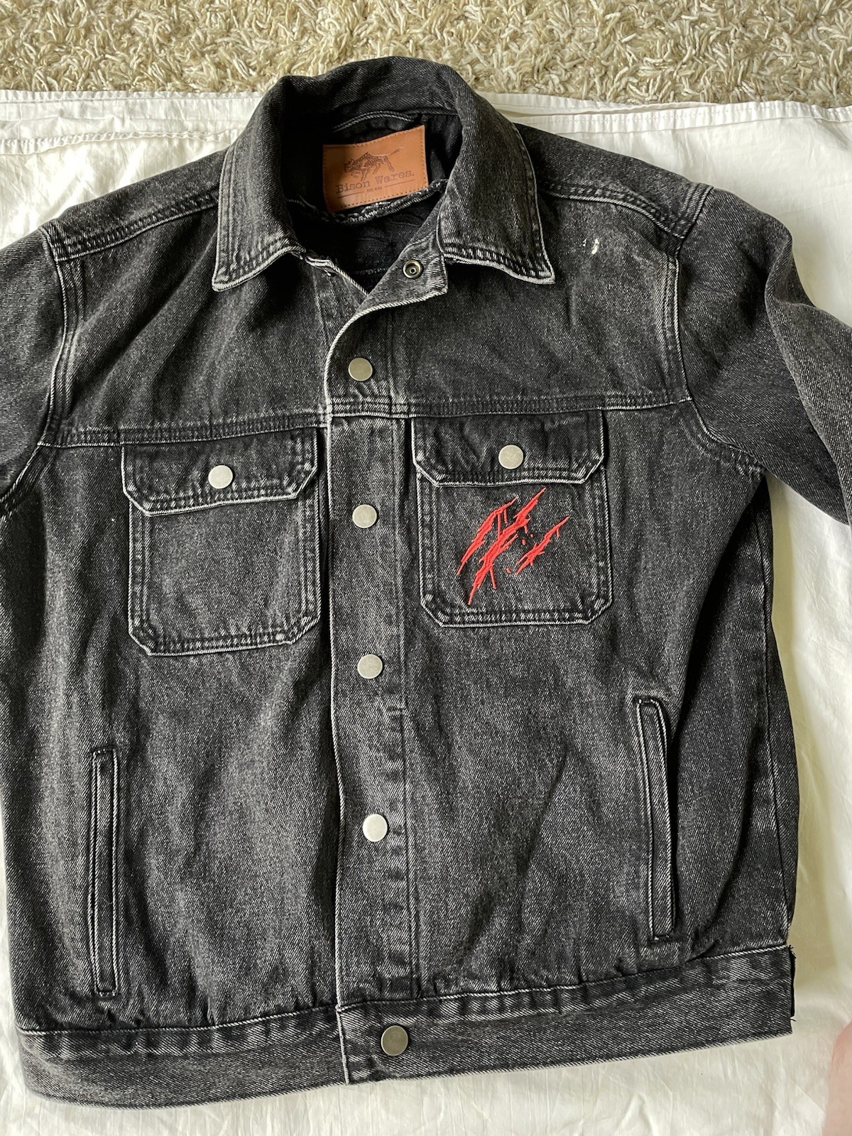 Bison Wares Denim Jacket - Werewolf  Transform Ja… - image 4