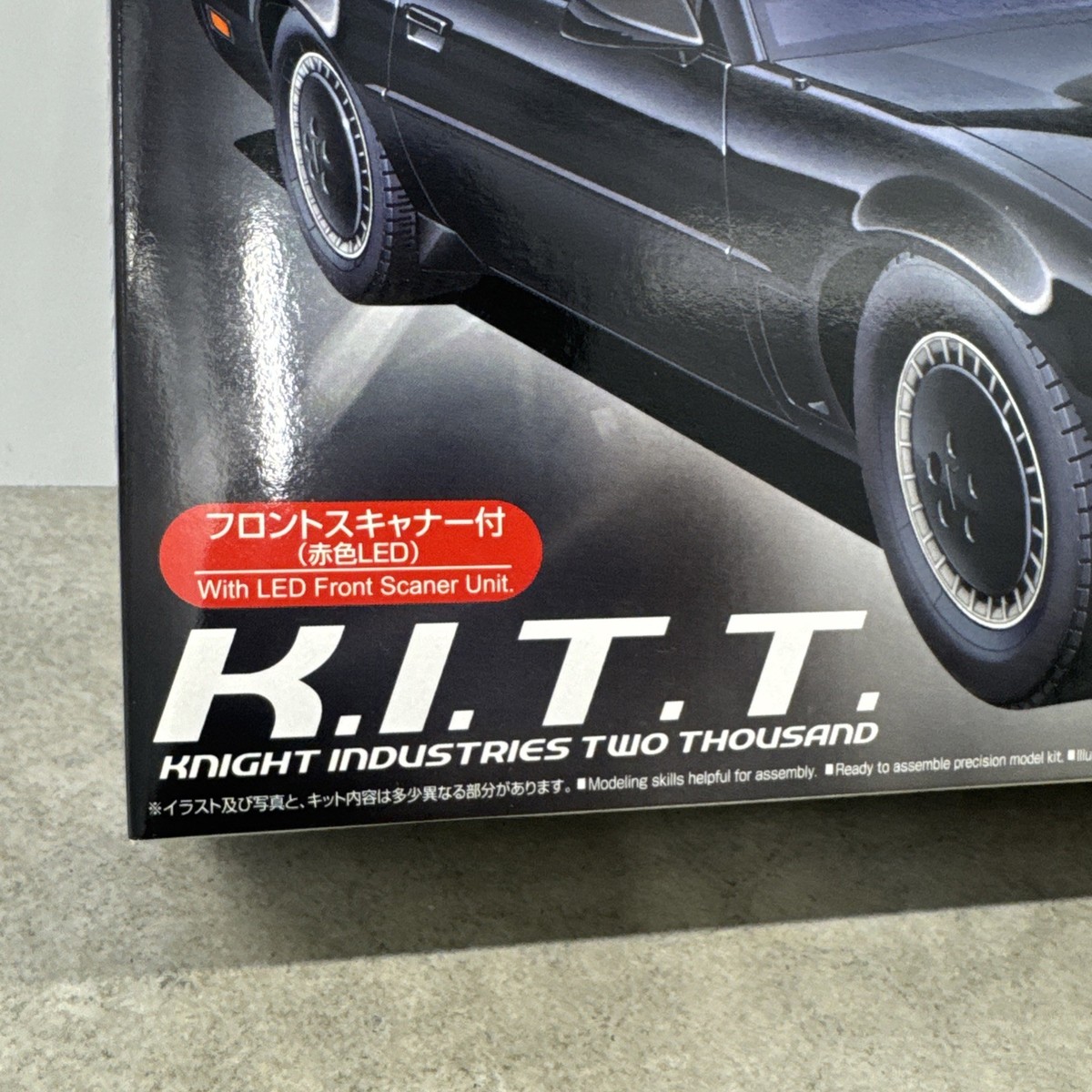 Aoshima 1/24 Knight Rider KITT Model Kit LED Scanner SP02 004524
