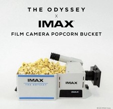 The Odyssey IMAX Film Camera Popcorn Bucket 2026 Limited Edition NEW IN HAND