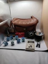 Vintage Spartus 35F Model 400 35mm Film Untested Camera & Extras 