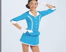 Weissman Fly Me To The Moon 10145 Pan Am Flight Attendant Dance Costume MC