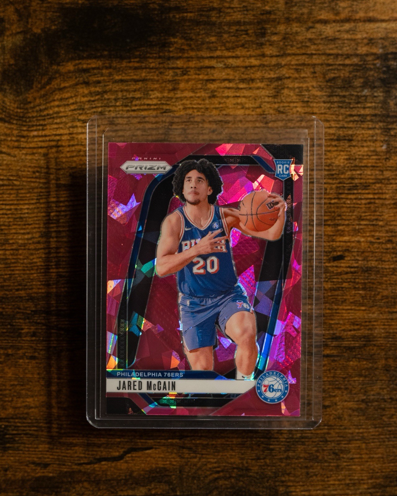 2024-25 Panini Prizm - Jared McCain #222 Pink Ice Prizm (RC)