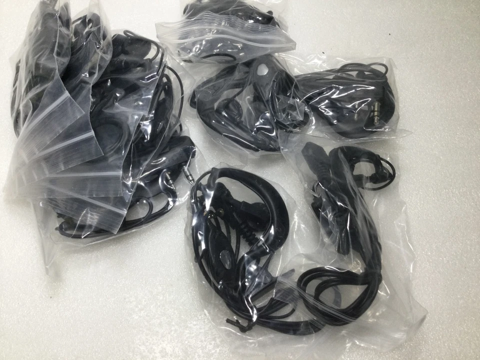 2Pin Mic Headset for Retevis H777/RT22/Baofeng UV5R/Kenwood Walkie Talkie (10X) - Image 2 of 4